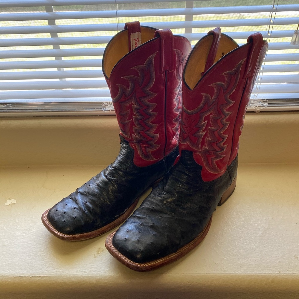 Tony Lama Ostrich boots sz 10.5